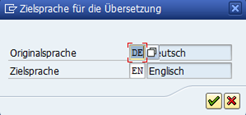 Übersetzung von Formularen -Sprachauswahl