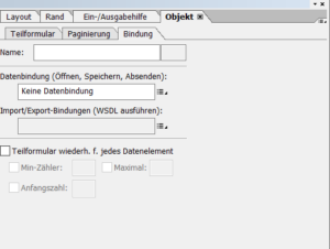 Tabellen in Adobe Forms