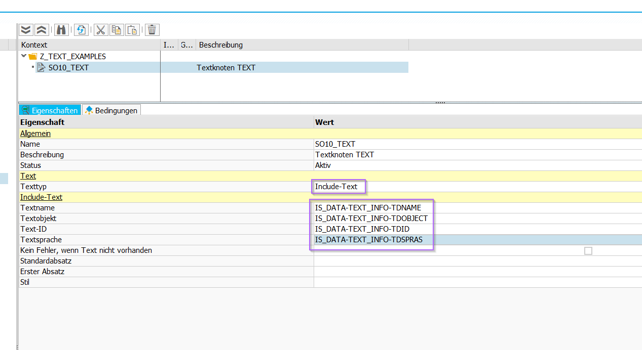 Include-Text Adobe Form