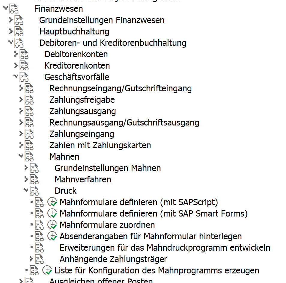 Mahnung auf Adobe Forms