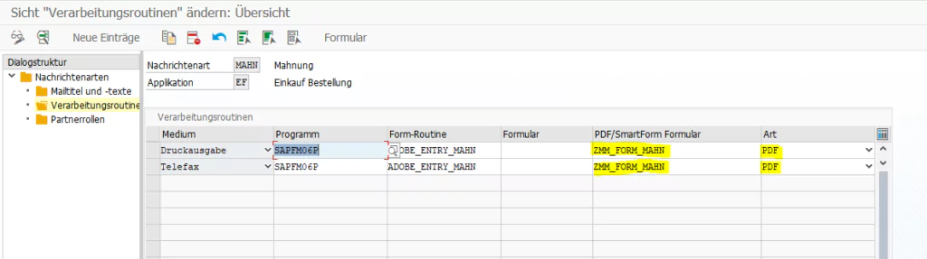 MM-Formulare auf Adobe Forms umstellen
