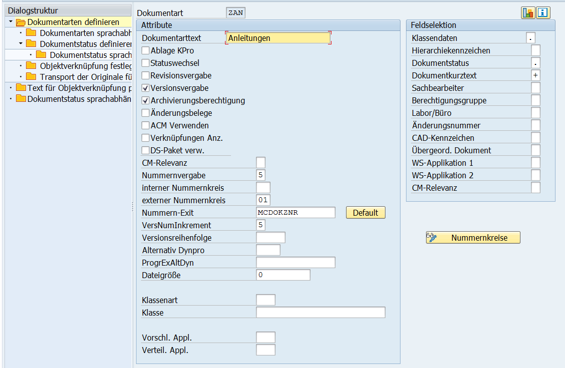 SAP Dokumentenmanagement