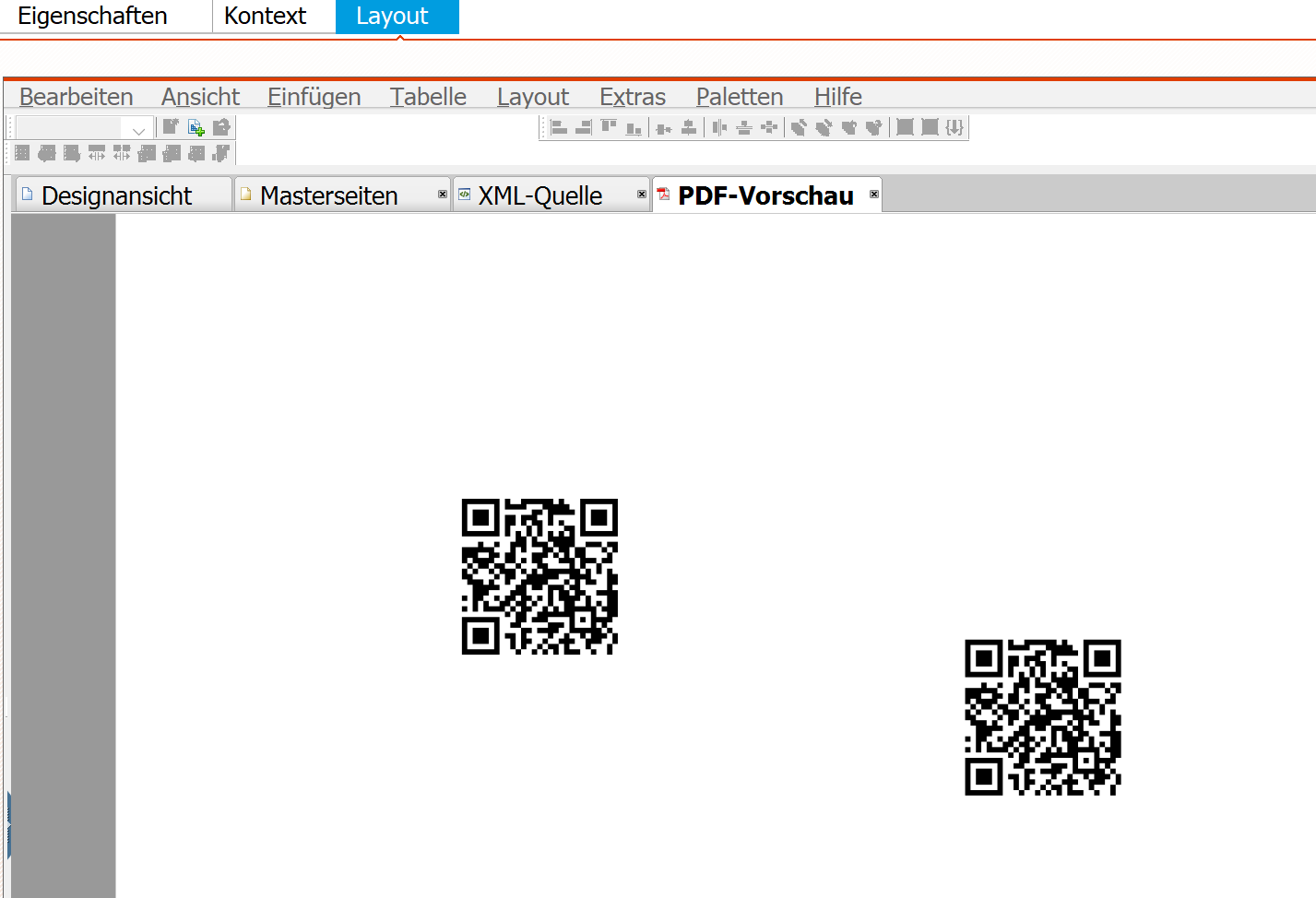 Größe von QR-Codes ändern