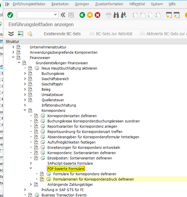 Saldenbestätigung auf Adobe Forms umstellen