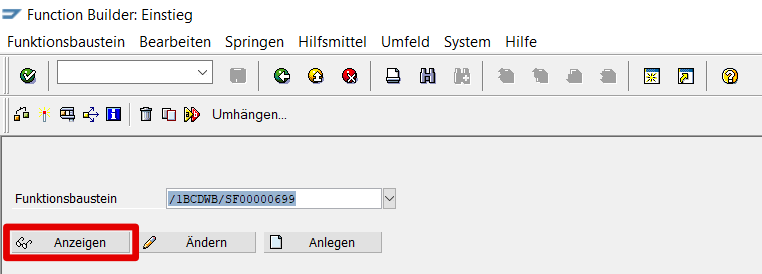 Drücken Sie dann F7 (Anzeigen), so gelangen Sie in den Ansichtsmodus.