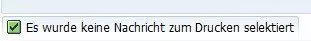 SAP Bestätigungsnachricht