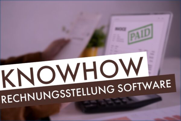 Rechnungsstellung Software