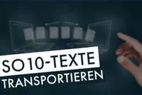 SO10-Texte transportieren