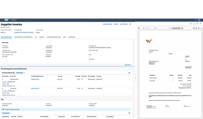 SAP Ariba Central Invoice Management