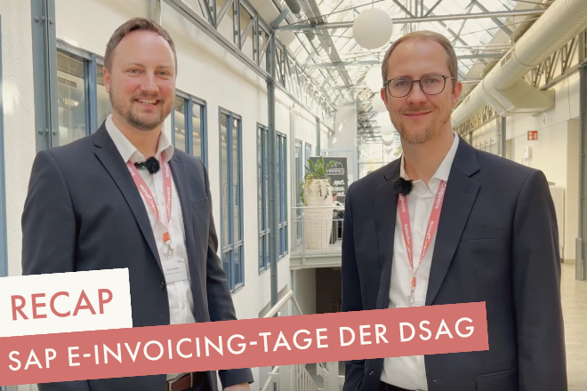 SAP E-Invoicing-Tage DSAG