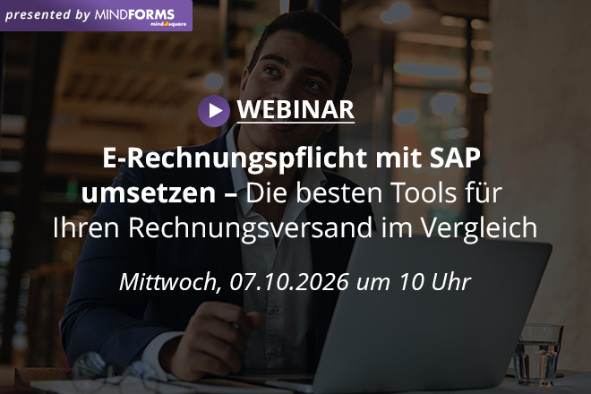 E-Rechnungspflicht mit SAP umsetzen – Die besten Tools für Ihren Rechnungsversand im Vergleich